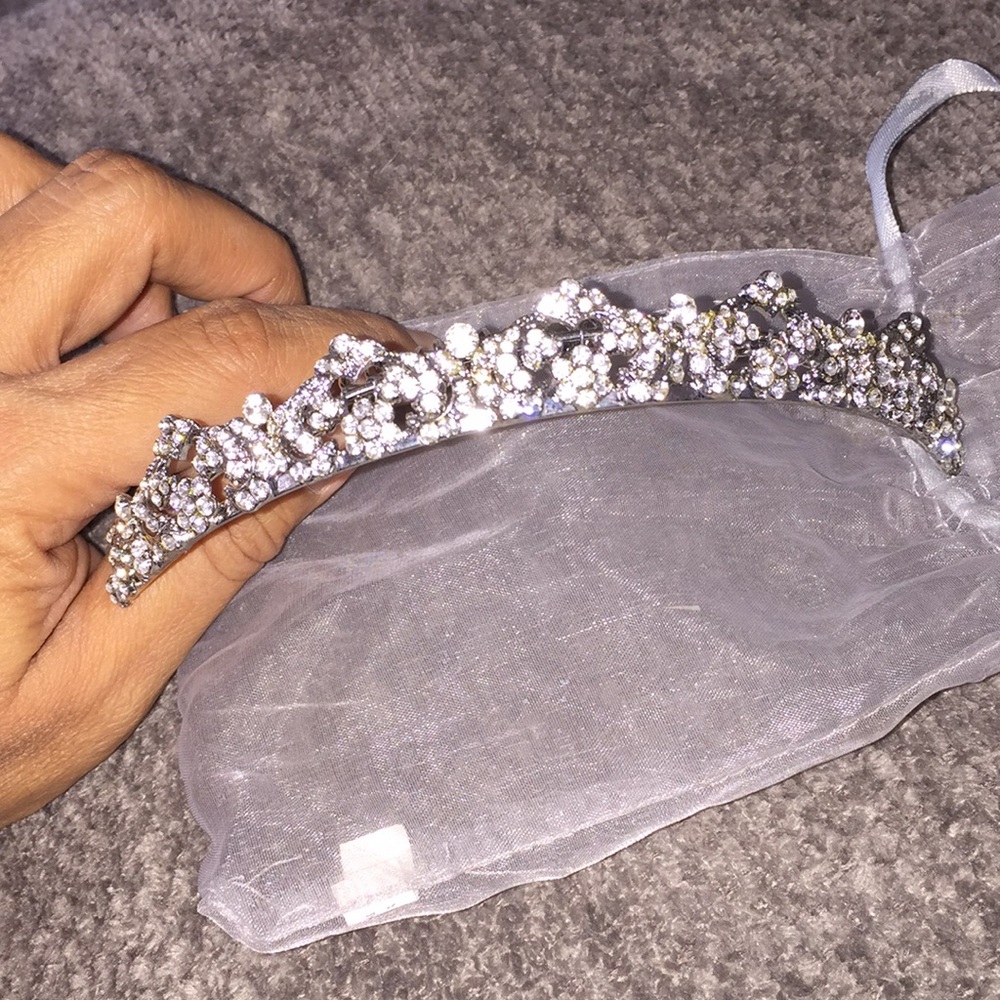👑Wedding Perfection Custom Crystal Head Piece👑